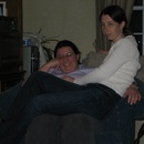 Stacy and Jackie, grandpa's house