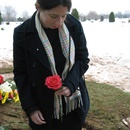 Jackie, Grandpa's funeral