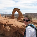 First view of Delicate Arch
