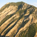 Strata layers above Rock Canyon