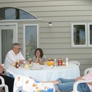 Dinner on the patio