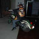 NetOps VP brought his Harley down into the basement