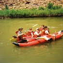 Floating down the calm Green River