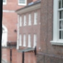 Rain outside.