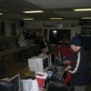 More gamers setting up their computers for the LAN party