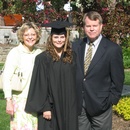 Michelle's graduation - with parents