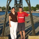 At the pier