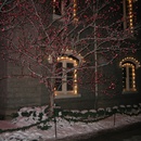 Christmas lights at Temple Square