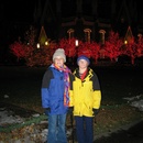 Christmas lights at Temple Square