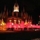 Christmas lights at Temple Square