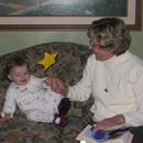 Ainsley's job in the Nativity story play was to be the star