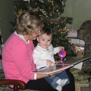 Reading a story with Grandma