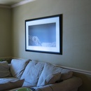 Painting the living room -- BEFORE