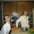 Making Christmas Eve dinner