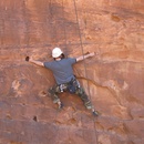 Jason rock climbing at Entrada Scout Camp