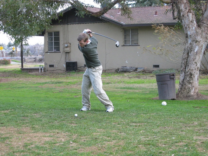 Golfing on Christmas Day